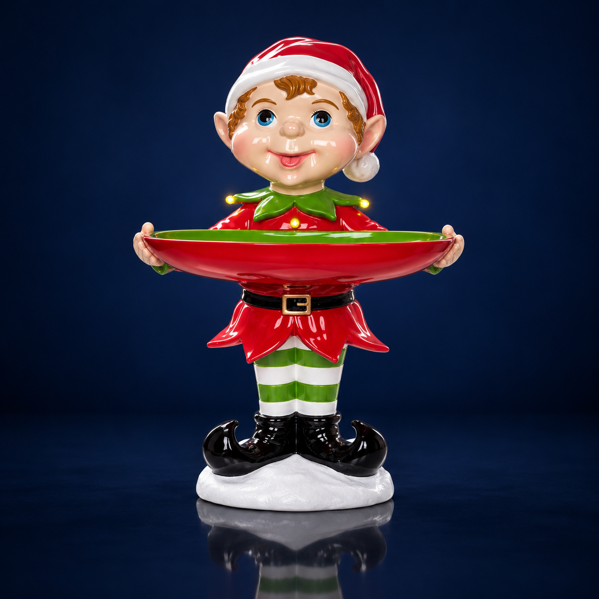Statuie Elf cu bol