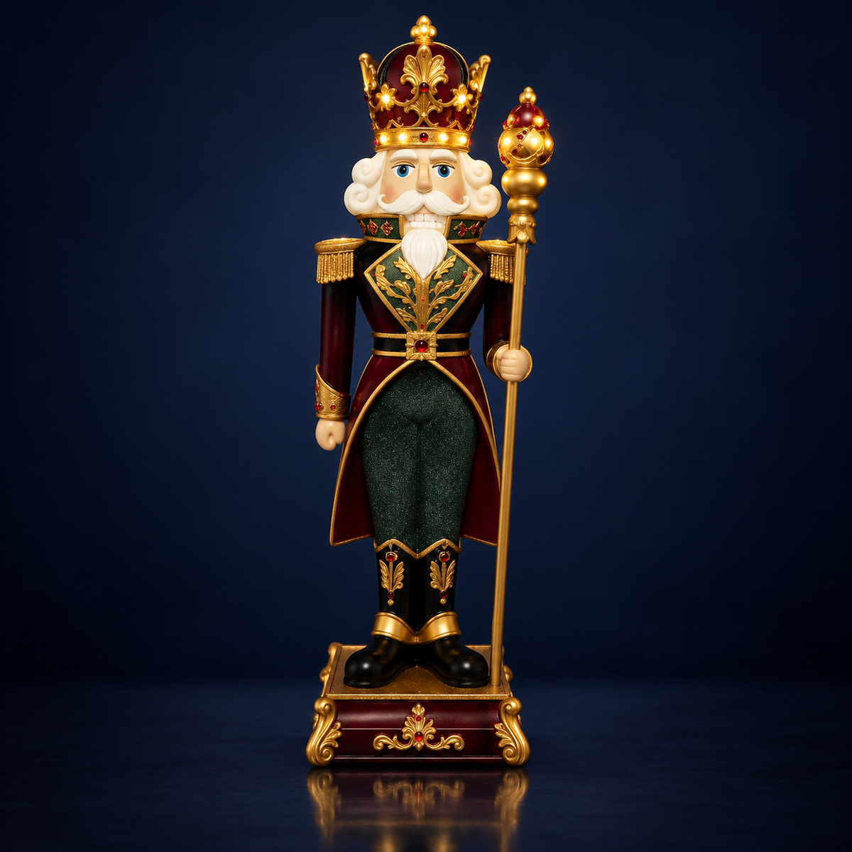 Statuie Spărgătorul de nuci cu sceptru