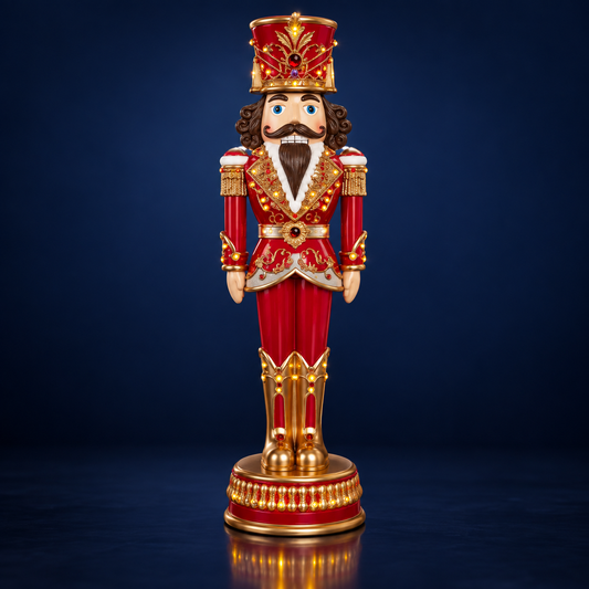 Statuie Spărgătorul de nuci soldat roșu