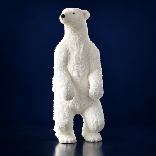 Statuie Urs polar în două picioare