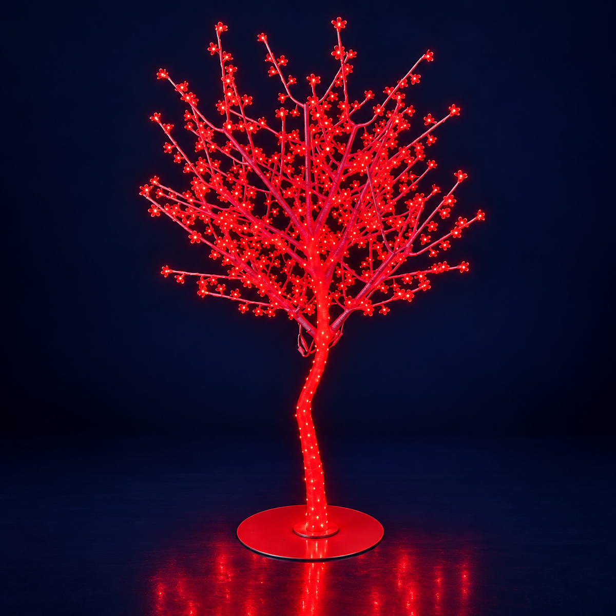 Copac luminos LED roșu