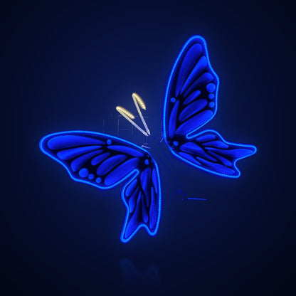 Fluture luminos LED colorat