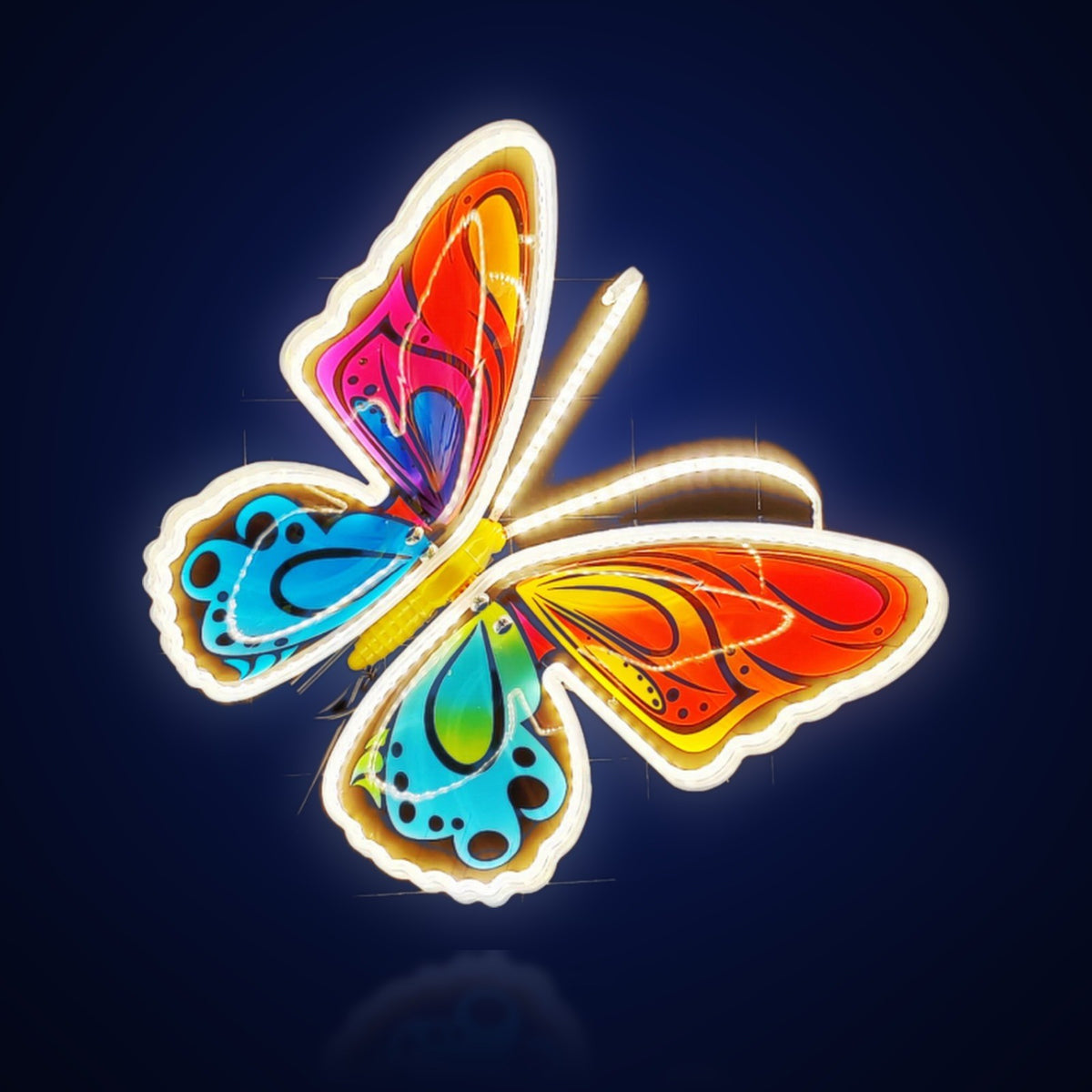 Fluture luminos LED colorat