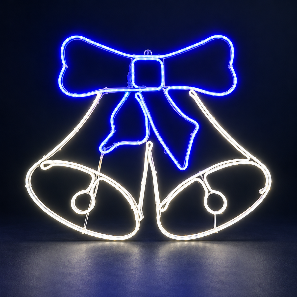 Motiv luminos LED Clopoței cu fundă albastră