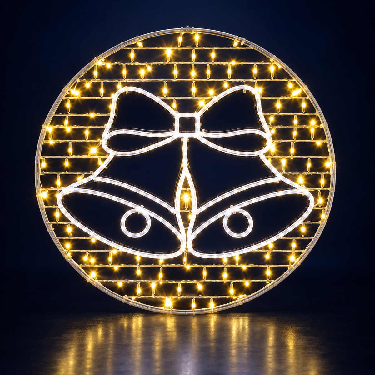 Medalion luminos LED Clopoței cu fundă